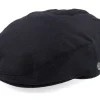 Outlet Jaxon & James Pure Wool Harlem Black Flat Cap -