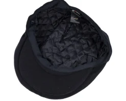 Outlet Jaxon & James Pure Wool Harlem Black Flat Cap -