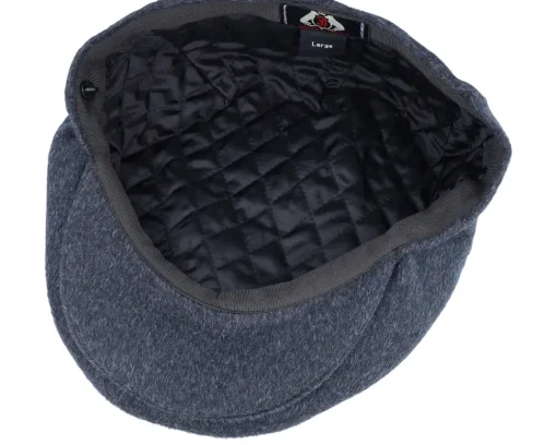 Online Jaxon & James Pure Wool Harlem Charcoal Flat Cap -
