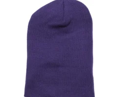 Blank Beanies-Beechfield Cuff Blank Beanie - Purple