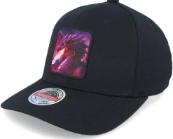 Adjustable-Iconic Purple Dragon Black Adjustable -