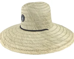 Straw Hat-Volcom Quarter Natural Straw Hat -