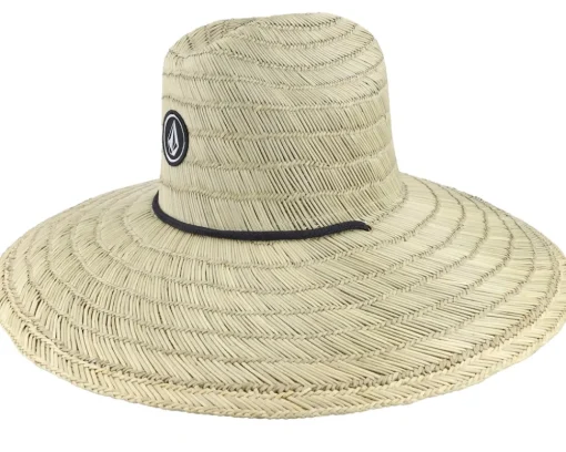 Straw Hat-Volcom Quarter Natural Straw Hat -