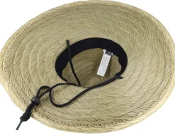 Straw Hat-Volcom Quarter Natural Straw Hat -