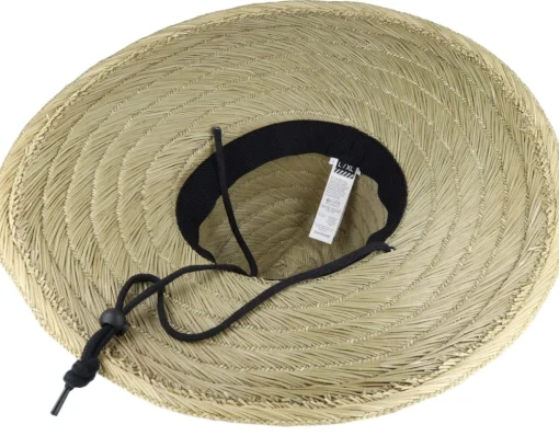Straw Hat-Volcom Quarter Natural Straw Hat -