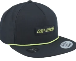 Snapback-Rip Curl Quick Dry Cap Black Snapback -