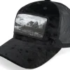 Trucker-Scenes Quiet Place Velvet Black/Black A-frame Trucker -