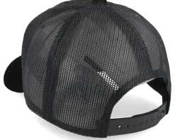 Trucker-Scenes Quiet Place Velvet Black/Black A-frame Trucker -