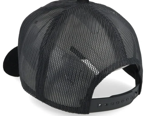 Trucker-Scenes Quiet Place Velvet Black/Black A-frame Trucker -