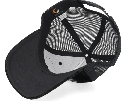 Trucker-Scenes Quiet Place Velvet Black/Black A-frame Trucker -