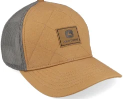 Clearance John Deere Quilted Hat Coyote Brown Trucker -