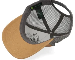 Clearance John Deere Quilted Hat Coyote Brown Trucker -