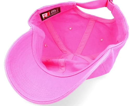Dad Cap-Richardson R55 Solid Hot Dad Cap - Pink