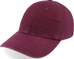 Outlet Richardson R55 Solid Maroon Dad Cap - Red