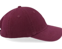 Outlet Richardson R55 Solid Maroon Dad Cap - Red