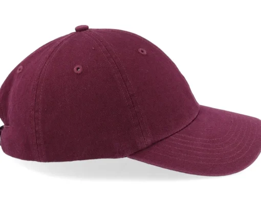 Outlet Richardson R55 Solid Maroon Dad Cap - Red