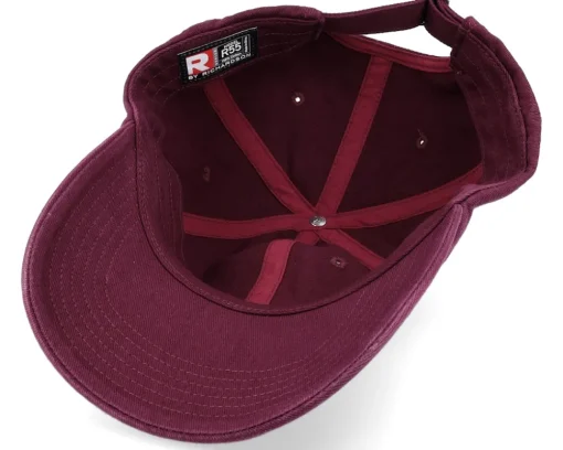 Outlet Richardson R55 Solid Maroon Dad Cap - Red