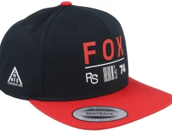 New Fox Race Spec Hat Black/Red Snapback -