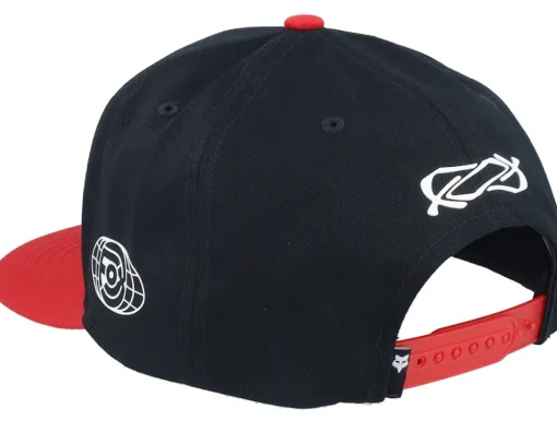 New Fox Race Spec Hat Black/Red Snapback -