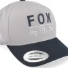 Motor-Fox Race Spec Hat Steel Grey/Black A-Frame Adjustable -