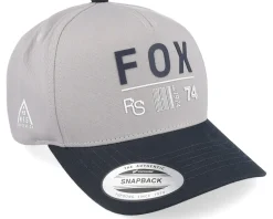 Motor-Fox Race Spec Hat Steel Grey/Black A-Frame Adjustable -