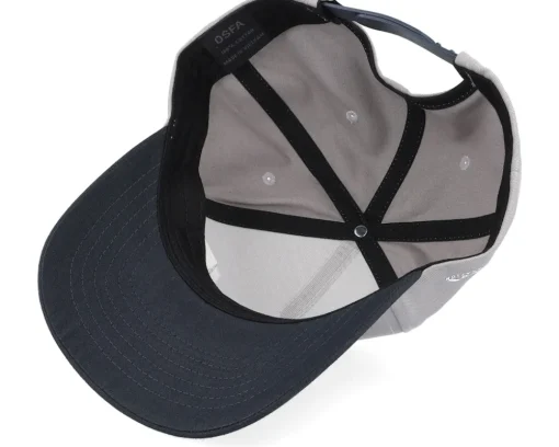 Motor-Fox Race Spec Hat Steel Grey/Black A-Frame Adjustable -