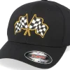 Flexfit-Born To Ride Racing Flags Black Flexfit -