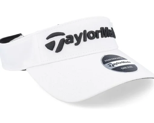 Visor-Taylor Made Radar White Visor -