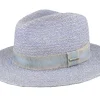 Straw Hat-Stetson Raffia Blue Traveller -