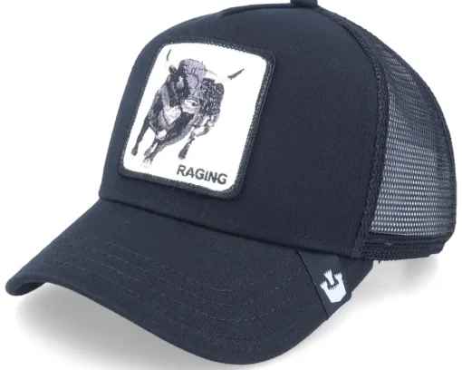 Trucker-Goorin Bros. Rager Alpha A-frame Black Trucker -