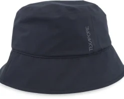 Buckets-Jack Wolfskin Rain Hat Black Bucket -