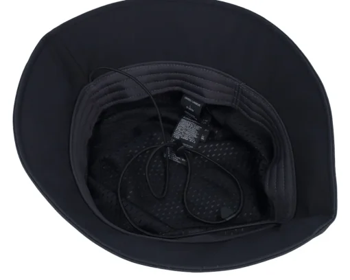 Buckets-Jack Wolfskin Rain Hat Black Bucket -