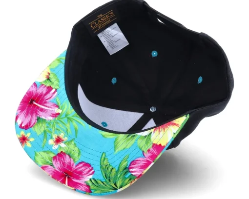 Snapback-Unicorns Rainbow Farting Unicorn Black/Hawaiian Snapback -