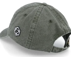 Outlet Critiql Hit Rainbow Hex D20 Patch Vintage Denim Olive Dad Cap