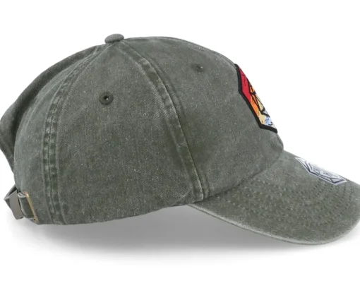 Outlet Critiql Hit Rainbow Hex D20 Patch Vintage Denim Olive Dad Cap