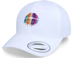 Adjustable-Iconic Rainbow Lips White Curved Adjustable -
