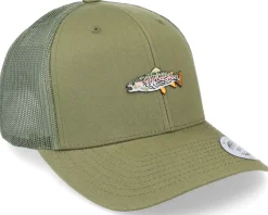 Trucker-Skillfish Rainbow Trout Fish Olive Trucker -