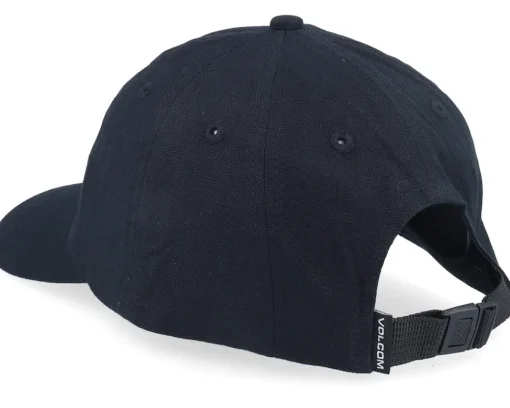 Fashion Volcom Ramp Stone Hat Black Dad Cap -
