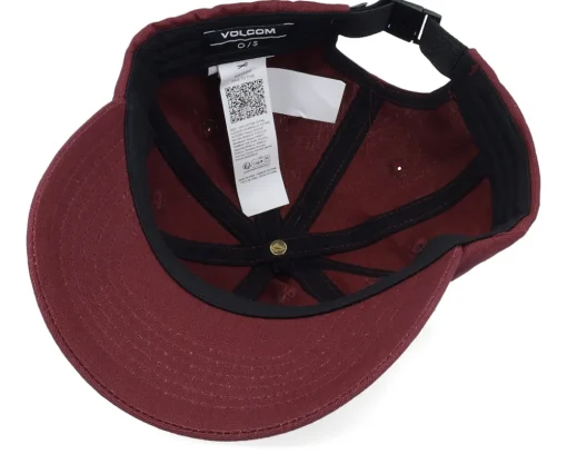 Online Volcom Ramp Stone Hat Merlot Dad Cap -