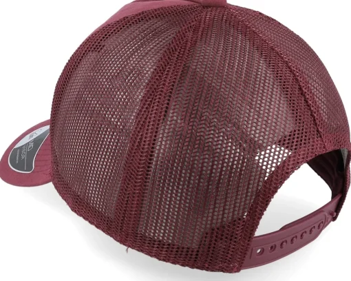 Blanks-Atlantis Rapper Suede Burgundy Trucker - Red