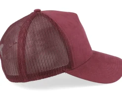 Blanks-Atlantis Rapper Suede Burgundy Trucker - Red