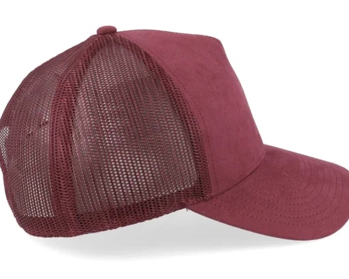 Blanks-Atlantis Rapper Suede Burgundy Trucker - Red