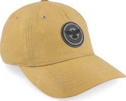 Discount Vikings Raven Viking 436 Waxed Cotton Dark Tan Dad Cap - Beige