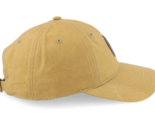 Discount Vikings Raven Viking 436 Waxed Cotton Dark Tan Dad Cap - Beige
