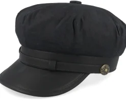 Sale Jaxon & James Rebel Motorcycle Cap Black Vega Cap -