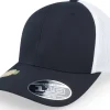 Organic Caps-Flexfit Recycled Mesh Black/White 110 Trucker -