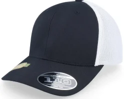 Organic Caps-Flexfit Recycled Mesh Black/White 110 Trucker -