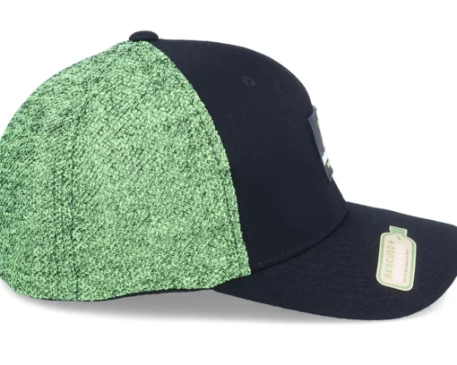 Sport-Padelville Recycled Mesh Patch Logo Black/Neon Flexfit -