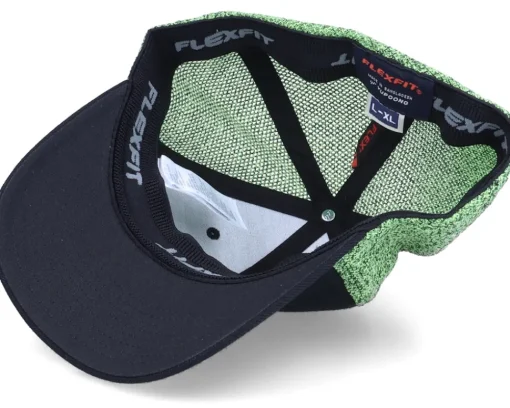 Sport-Padelville Recycled Mesh Patch Logo Black/Neon Flexfit -
