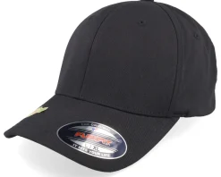 Organic Caps-Flexfit Recycled Polyester - Black